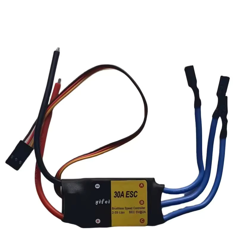 CHUZHAN bürstenloser Motor ESC 30A elektronischer Regler, Schwarz, Kunststoff - Bild 2