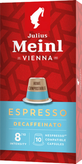 Julius Meinl Inspresso Espresso Decafeinato, koffeinfrei, Kaffeekapseln, 10 Stück, 56 g - Bild 1