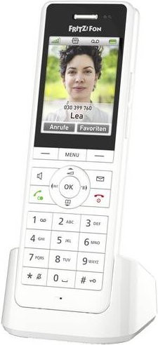 AVM FRITZ!Fon X6 Schnurloses IP-Telefon mit Anrufbeantworter und Freisprechfunktion in Weiß - Bild 1