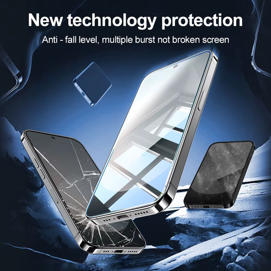 Samsung Schutzfolie aus HD-gehärtetem Glas für S26 S25 Edge S24 S23 Ultra Plus FE, transparent, mit Fingerabdruck-Entsperrung und staubfreiem Montage-Kit - Bild 5