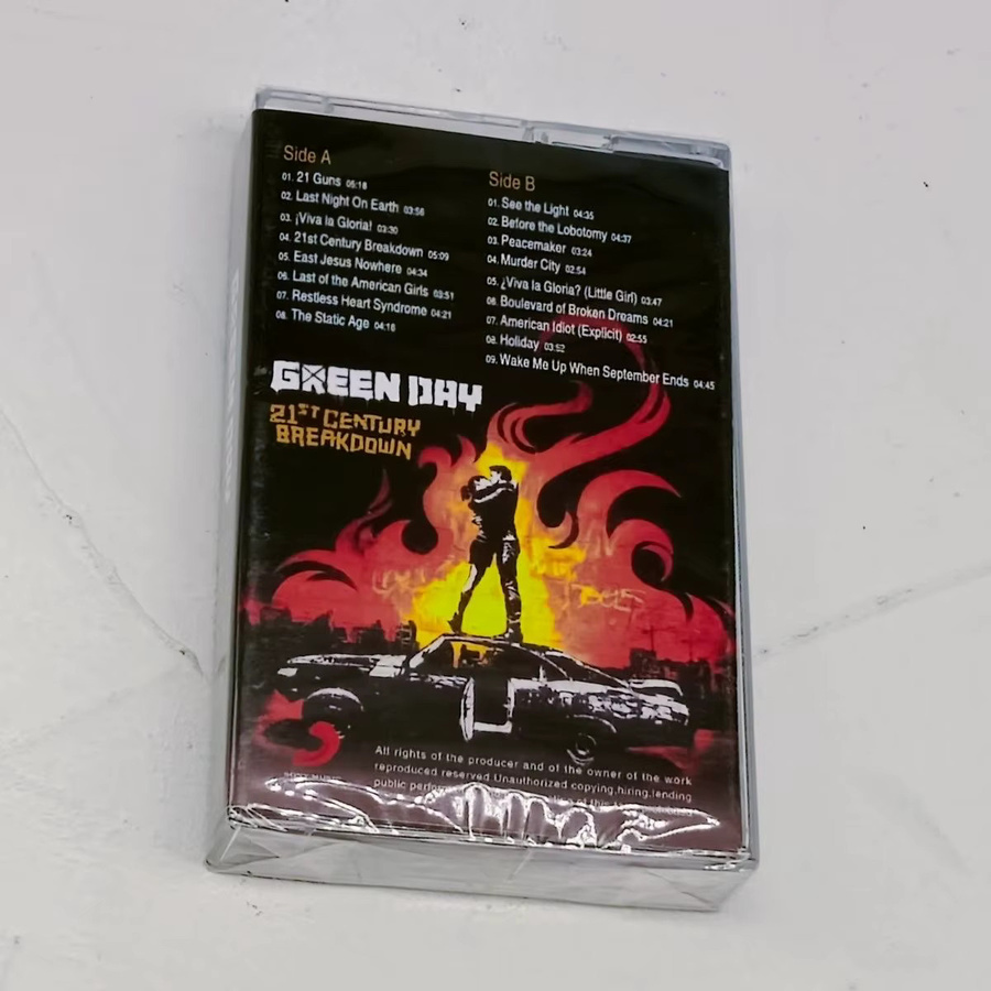 TAKARA TOMY Green Day Billie Joe Musik Tape Idiot Album Musik Rekord Kassetten Cosplay Walkman Auto Recorder Soundtracks Box Prop - Bild 2