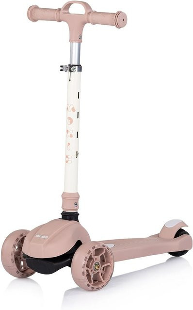 Chipolino Kinderroller Moxie Musik, Licht, klappbar, Tragegriff, 3-Räder, Bremse rosa - Bild 1