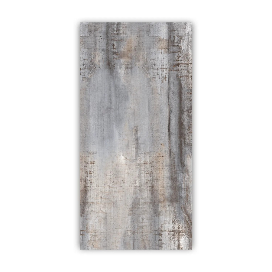 Walllux Duschrückwand Metall Loft in Grau mit Fliesenoptik aus Alu-Verbund, B: 125 cm, H: 255 cm, Dicke: 3 mm - Bild 2