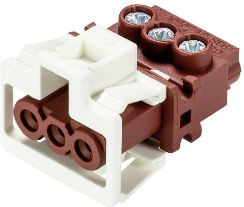 Wieland Electric 91.932.9853.0 Geräteanschluss in Braun und Weiß - Bild 1