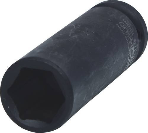 KS Tools 1/2" Sechskant-Kraft-Stecknuss lang 16mm aus Chrom-Molybdän in Schwarz - Bild 1