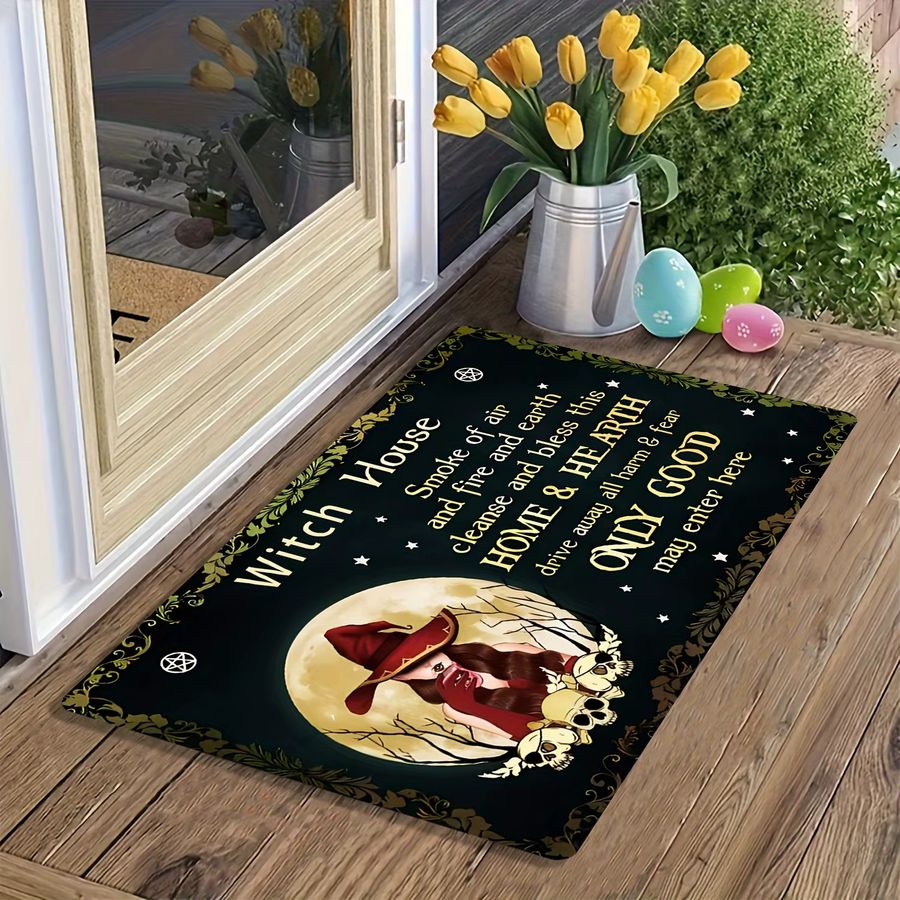 VIKAMA Hexenzauber Bodenmatte Gothic Heimdekoration rutschfest und maschinenwaschbar B: 60 cm, T: 40 cm - Bild 4