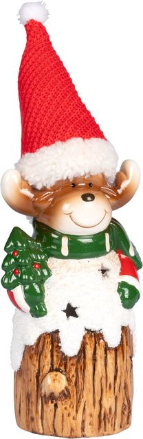LED-Figur viva domo Tabletop in Braun, Rot und Multicolour für die Adventszeit - Bild 1