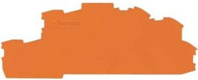 WAGO Abschluss- und Zwischenplatte in Orange, Artikelnummer 2003-6692, Stärke 0,8 mm - Bild 1