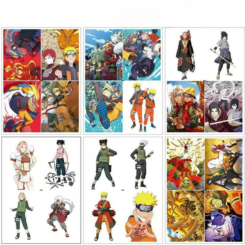 CHIC STUDIO Naruto Skizzenbuch mit bunten Anime-Charakteren in A4 und Multicolor - Bild 3