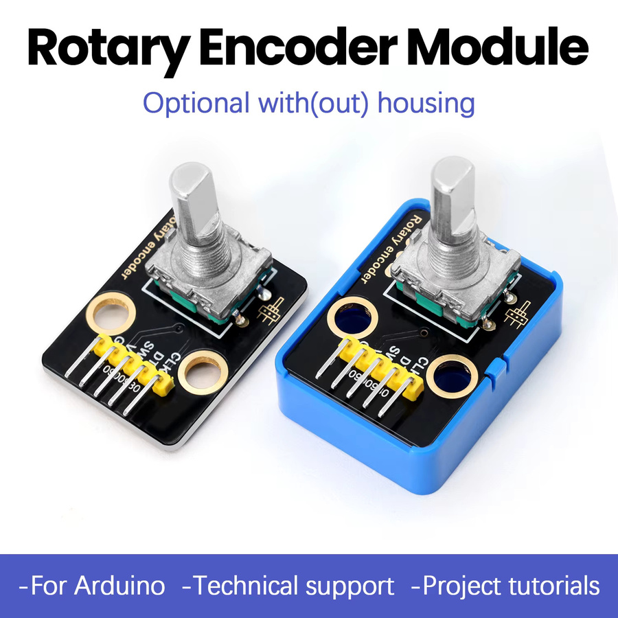 Keyestudio Potentiometer mit Knopfkappenmodul und Drehgebermodul als DIY elektronische Bausteine für Arduino, kompatibel mit Lego-Blöcken - Bild 2