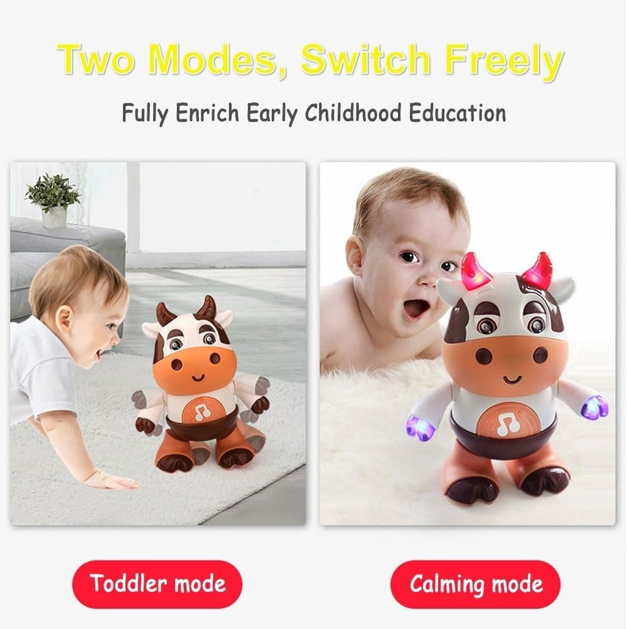 Yiran toy Tanzende Kuh Musik-Stofftier weiß ab 3-6 Jahre - Bild 2