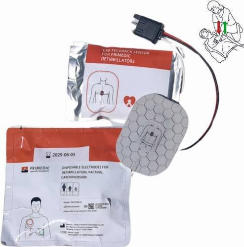 MEDX myPAD HLW-Feedbacksensor-Elektroden für Erwachsene und Kinder, Ersatz-Übungselektroden, Weiß - Bild 1