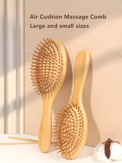 Wigsboo Bambus Haar Kamm, Kopfhautmassage, Unisex - Bild 1