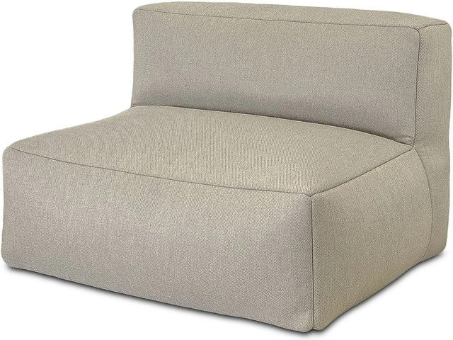 osoltus Premium Modular Sitzelement Axroma in Taupe Beige aus Olefin mit EPS Perlen - Bild 1