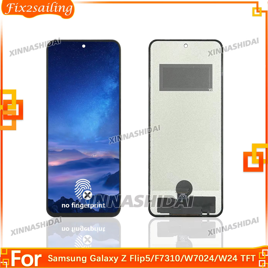 Samsung Galaxy Z Flip5 LCD-Display mit Touchscreen und Digitizer Ersatzteil in Schwarz - Bild 2