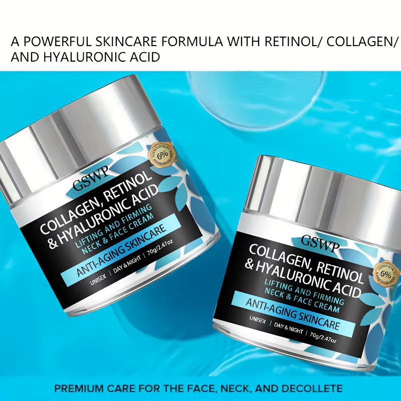 GSWP Hals- und Gesichtsstraffungscreme, Anti-Aging Hautpflege - Bild 3