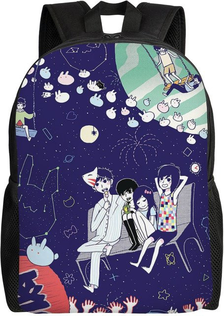 Fancy Style Studio Omocat Rucksack im Anime-Design Basil und Aubrey, Farbe: Blau - Bild 1
