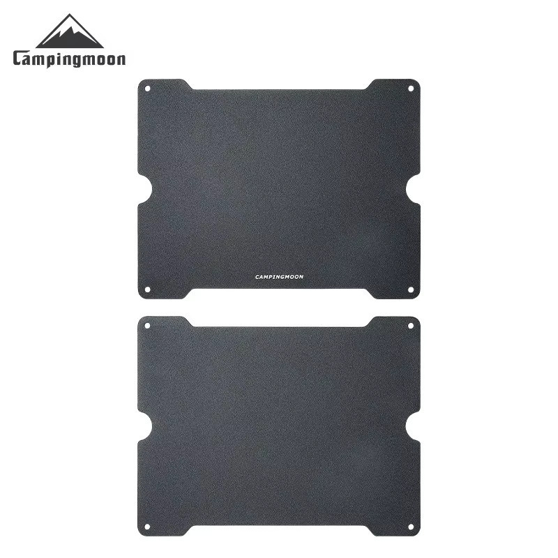 CAMPINGMOON T-2258 Zweiteiliges Tischplatten-Set aus Netzstoff und Aluminiumlegierung, Schwarz - Bild 2