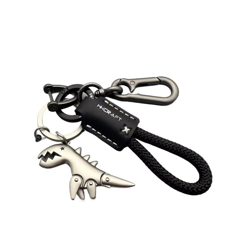 Velishy Schlüsselanhänger Dinosaurier, Leder, Metall, Handtaschenanhänger - Bild 2