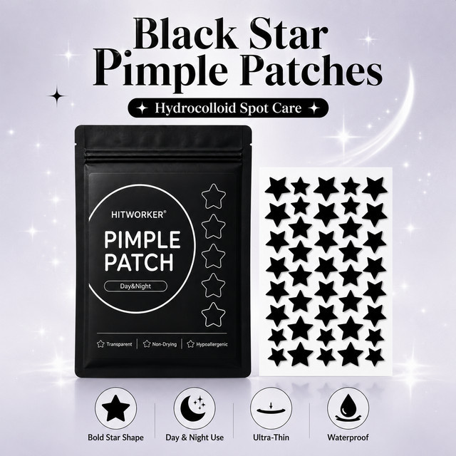 Black Star Hydrogel Akne-Entfernungs-Pflaster, Unisex - Bild 1