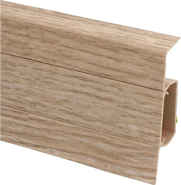 Kabelkanalleiste Döllken Profiles Cubica 60 sk in Wasabi Eiche, Farbe: Braun, B/H: 60 mm x 22 mm, Länge: 2500 mm - Bild 1