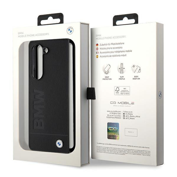 BMW Signature Logo Handyhülle für Samsung Galaxy Z Fold5 in Schwarz - Bild 2