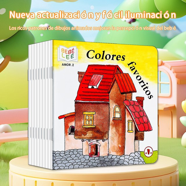 Teeny Baby Spanisches Märchenbuch-Notizbuch in Multicolour zur Förderung der Kindervokabeln und Fantasie - Bild 1