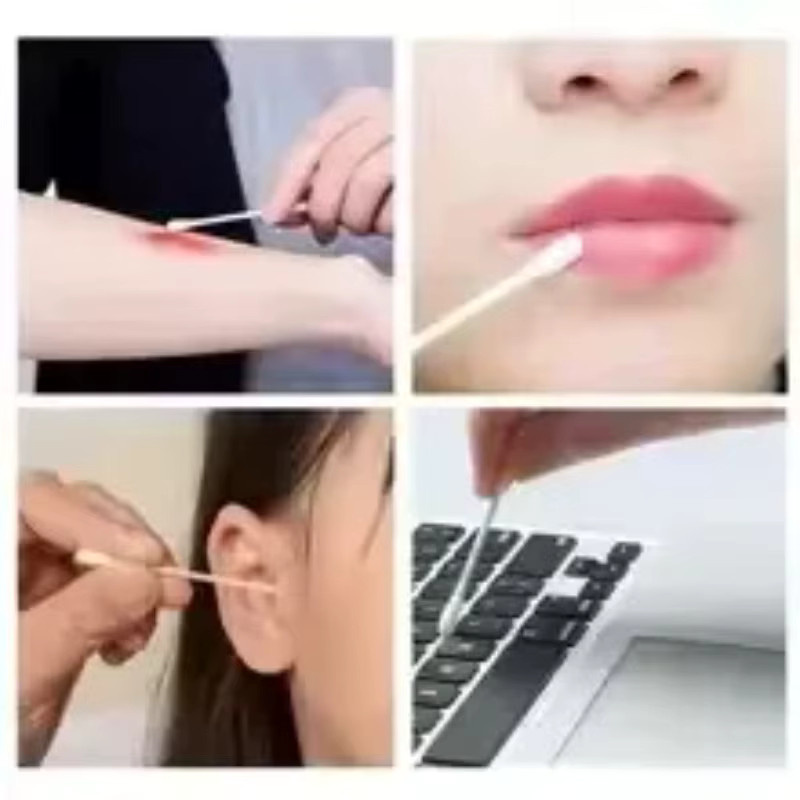 Wattestäbchen mit Doppelkopf zur Make-up-Entfernung, Unisex - Bild 3