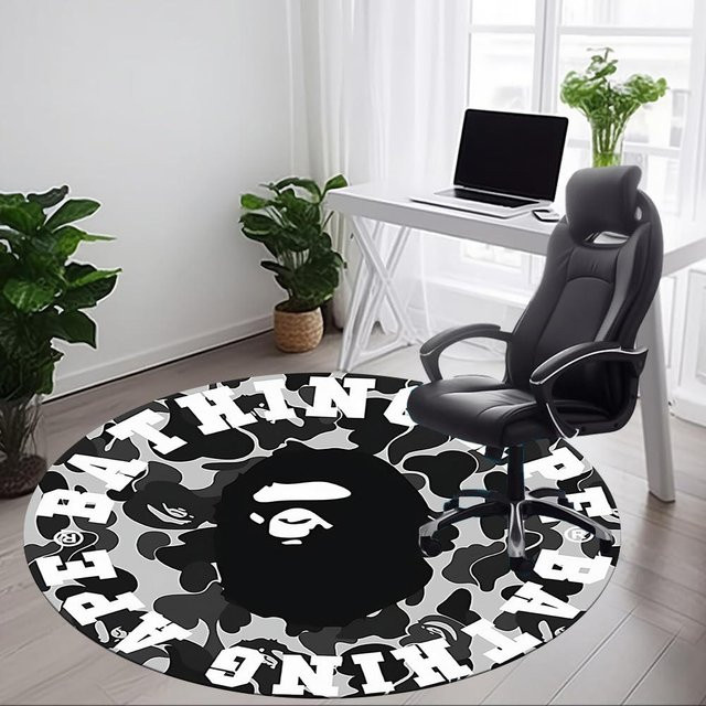 Runder Teppich Bape Camo von YangJOJO in Multicolour, Durchmesser: 100 cm - Bild 1
