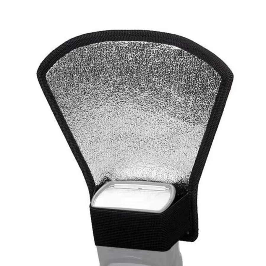 Godox Mini-Blitz-Diffusor silberweißer Reflektor für V860III V1 V1PRO V850II Blitzgeräte - Bild 4