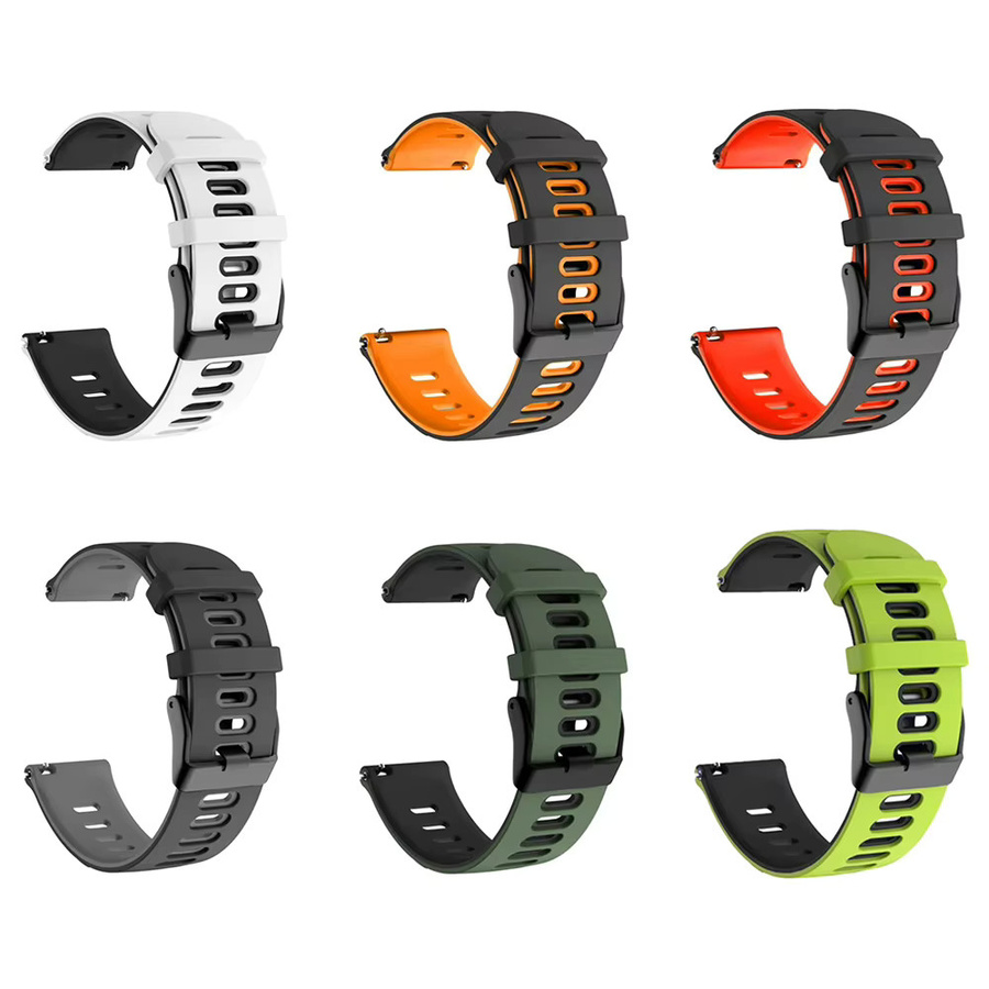 QCTOG Uhrenarmband Silikon, Magnetverschluss, 20 22mm - Bild 3