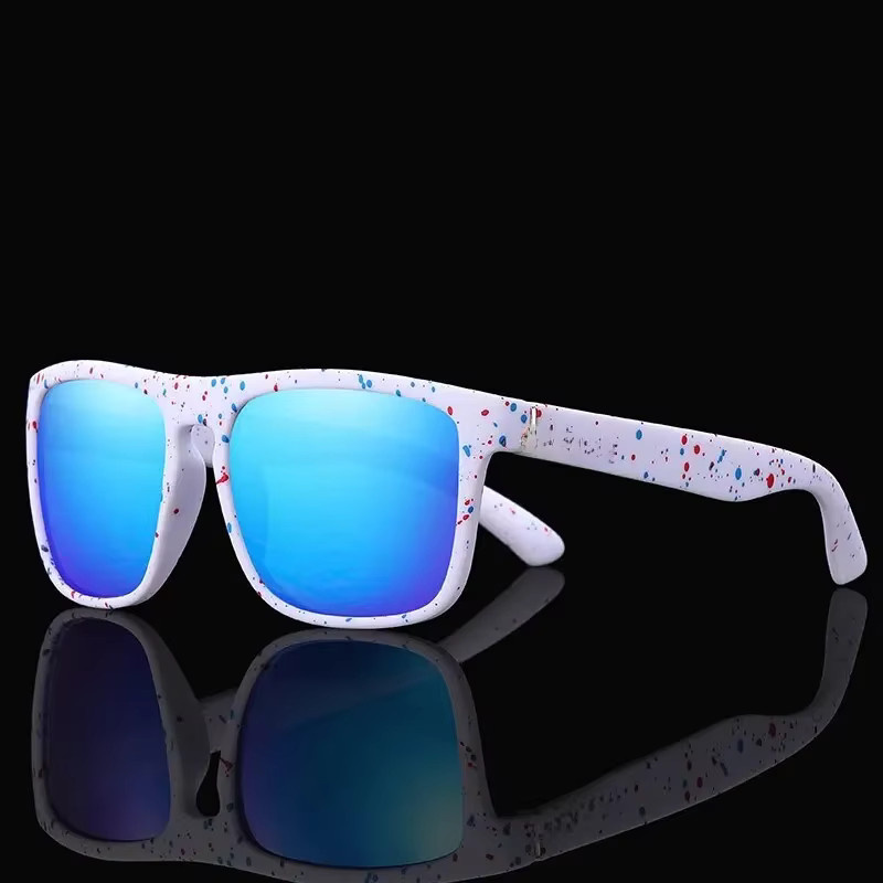 VAGHOZZ Sonnenbrille, Square, Vollrand, Kunststoff, weiß, Unisex - Bild 2