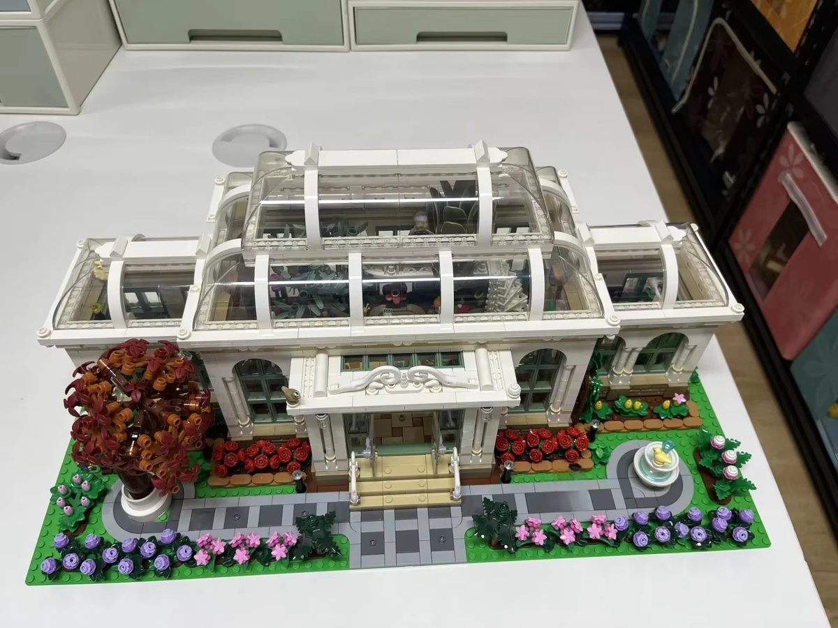 Potdemiel Botanischer Garten Straßenansicht-Modell aus Kunststoff als Wohndekor-Ornament - Bild 2