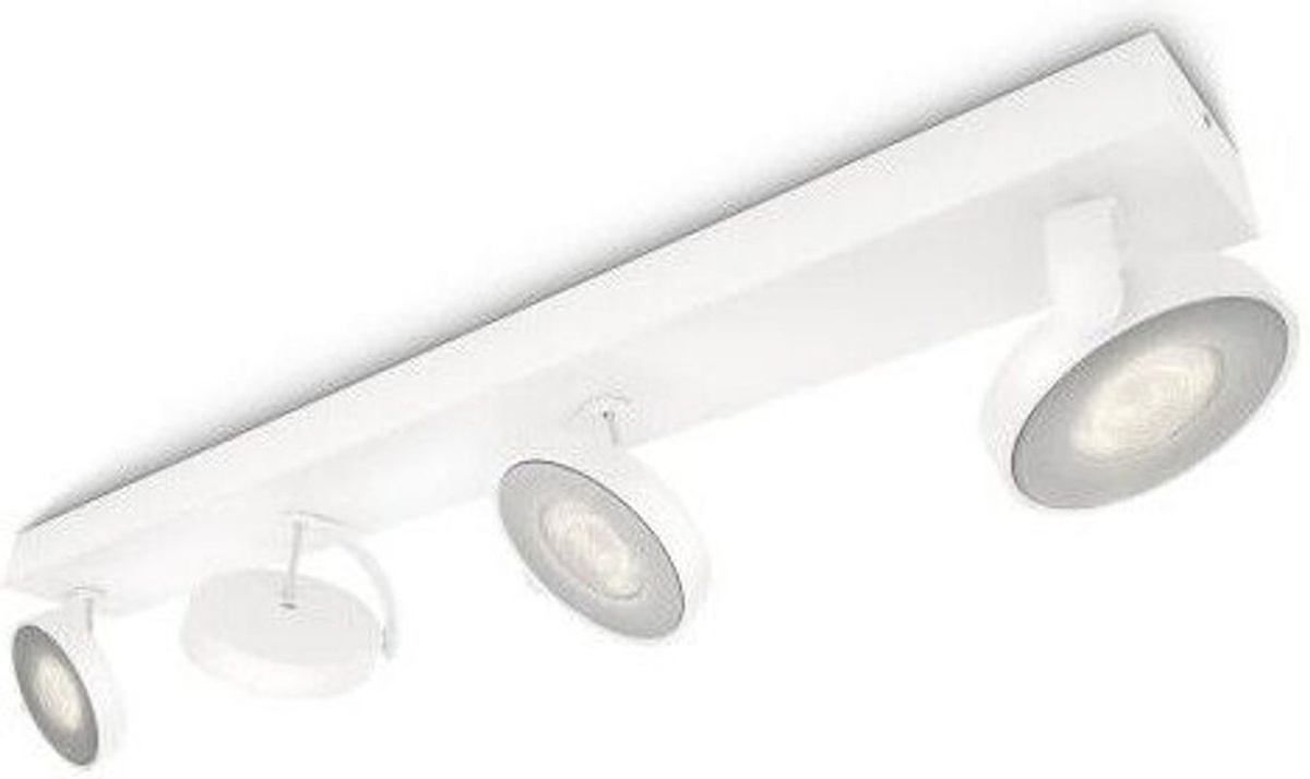 Philips Clockwork LED Wandleuchte Modern Weiß aus Metall mit 2000lm und einstellbarer Leuchtkraft - Bild 1