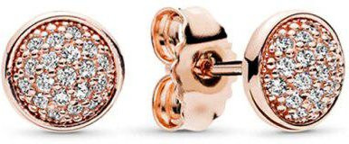 YIRAN Jewelry Ohrstecker 925 Silber, Rosa Daisy Blume, Zirkonia, Damen - Bild 1