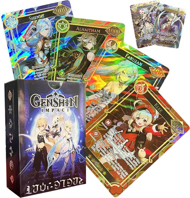 Genshin Impact Karte, TCG-Sammlung, Englisch, 60-teiliges Set - Bild 1