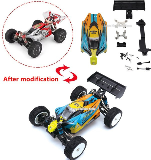 WLtoys RC Auto Karosserie Upgrade-Kit, Zubehör, Kunststoff, Bunt / Mehrfarbig - Bild 1