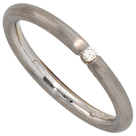 Colfem Ring 925 Silber, Diamant, Brillant, Damen, Ringgröße 50 - Bild 1