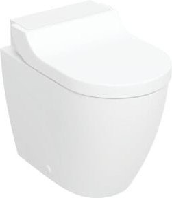 Geberit AquaClean Tuma Comfort Dusch-WC Set mit Stand-WC aus Keramik in Weiß-Alpin - Bild 1