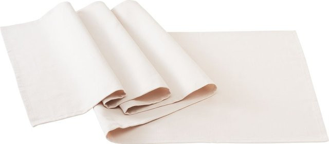 Ambiente Tischläufer aus Baumwolle in Beige, B/T: 150 x 40 cm - Bild 1