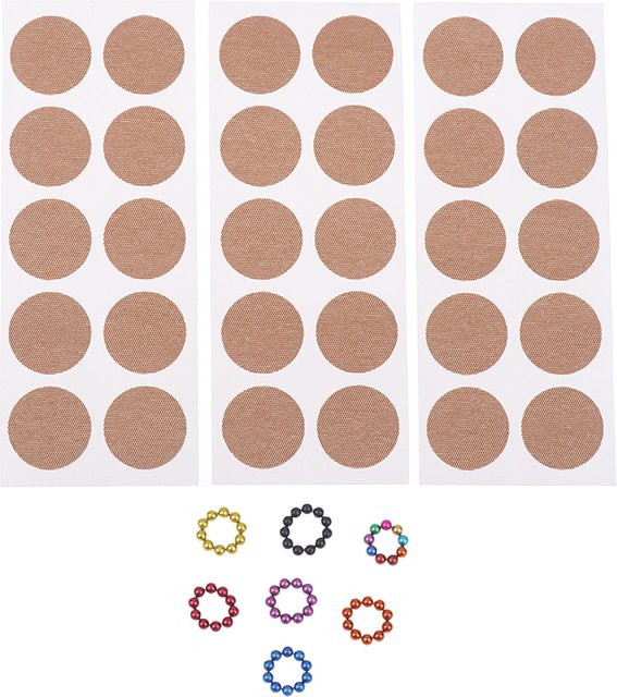 HNKMP Akupunktur-Magnetpflaster, 10er Set, 21mm, Unisex - Bild 1