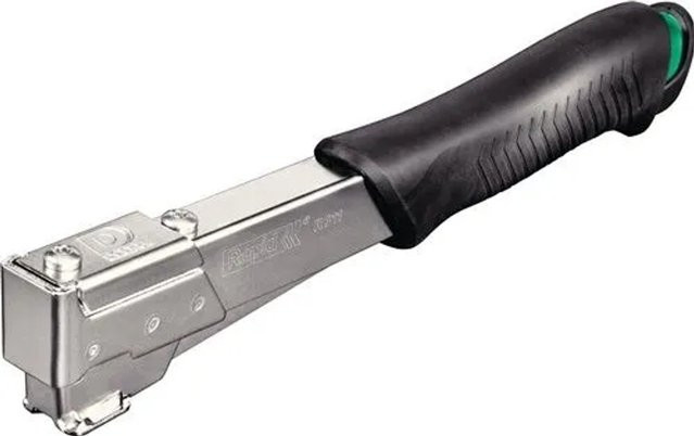 Rapid Hammertacker R 311 Ergo in Silber mit Stahlgehäuse für Typ 140 Heftklammern - Bild 1