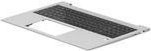 HP Ersatzteil Cover Top mit Tastatur in Silber für CP BL SR PVCY German (N08146-041) - Bild 1