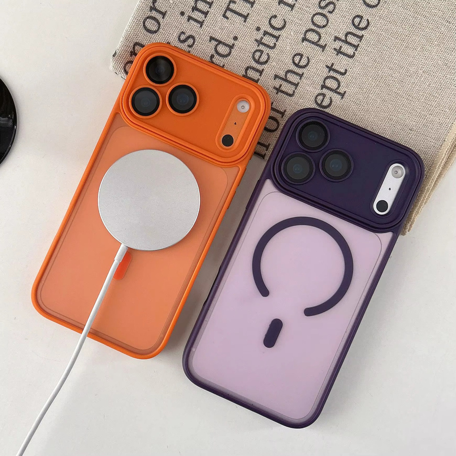 Transparente Schutzlinse für MagSafe Handyhüllen kompatibel mit iPhone 17 Air 16 15 14 13 12 11 Pro Max als magnetische kabellose Ladeabdeckung - Bild 1