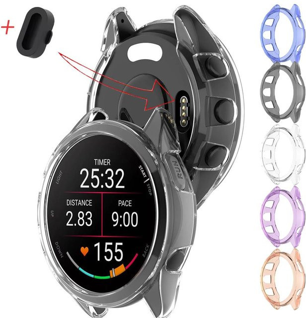 Garmin Uhrenzubehör Case, transparent, TPU - Bild 1