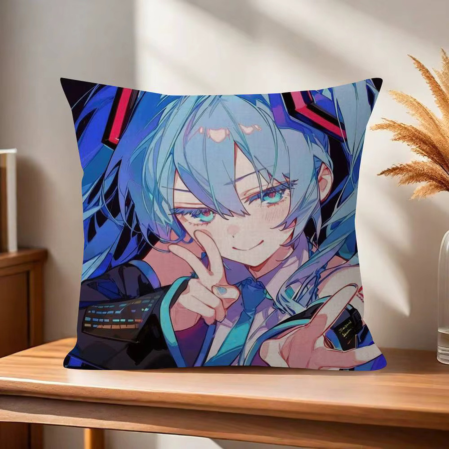 Beast Kingdom Kissenbezug Anime Hatsune Miku Multicolour B/H: 45 x 45 cm - Bild 5