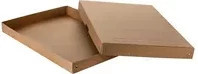 Archivbox Falken PureBox Nature A3 aus FSC-Pappe, braun, B: 32 cm, H: 4 cm, T: 44 cm - Bild 1