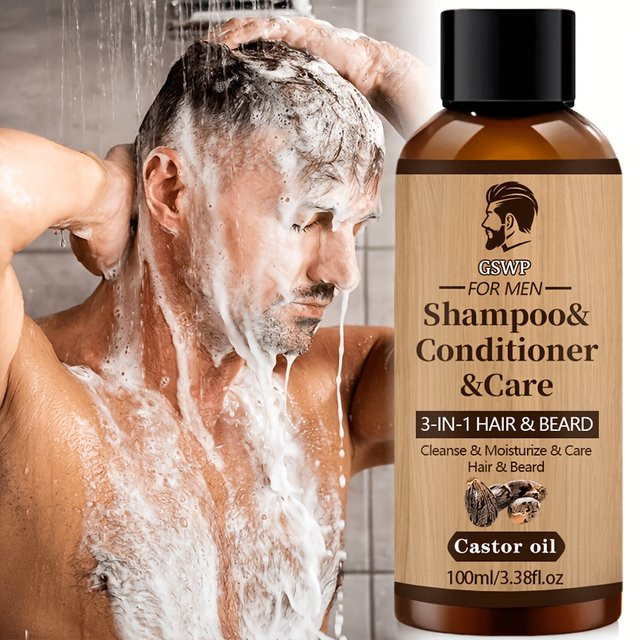 GSWP 3-in-1 Haar- und Bartwäsche, Shampoo, Conditioner & Pflege, Unisex - Bild 1