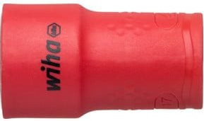 Wiha Steckschlüsseleinsatz 7207N isoliert 3/8 Zoll Innensechskant 8 mm in Rot - Bild 1