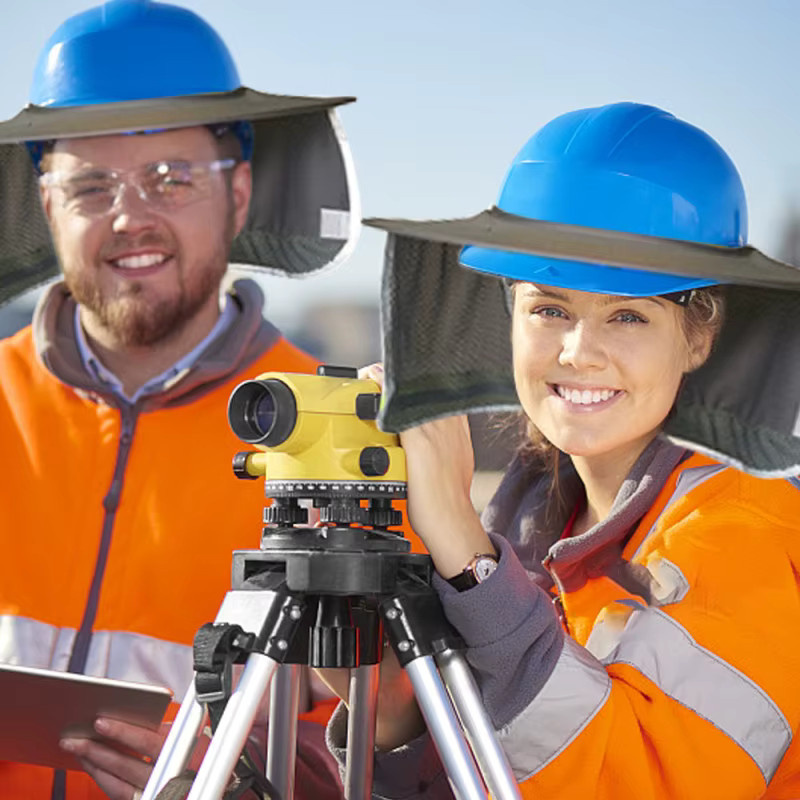 Sonnenschutz-Helmkrempe für reflektierende Sicherheits-Sonnenschutzhelme in Orange - Bild 2